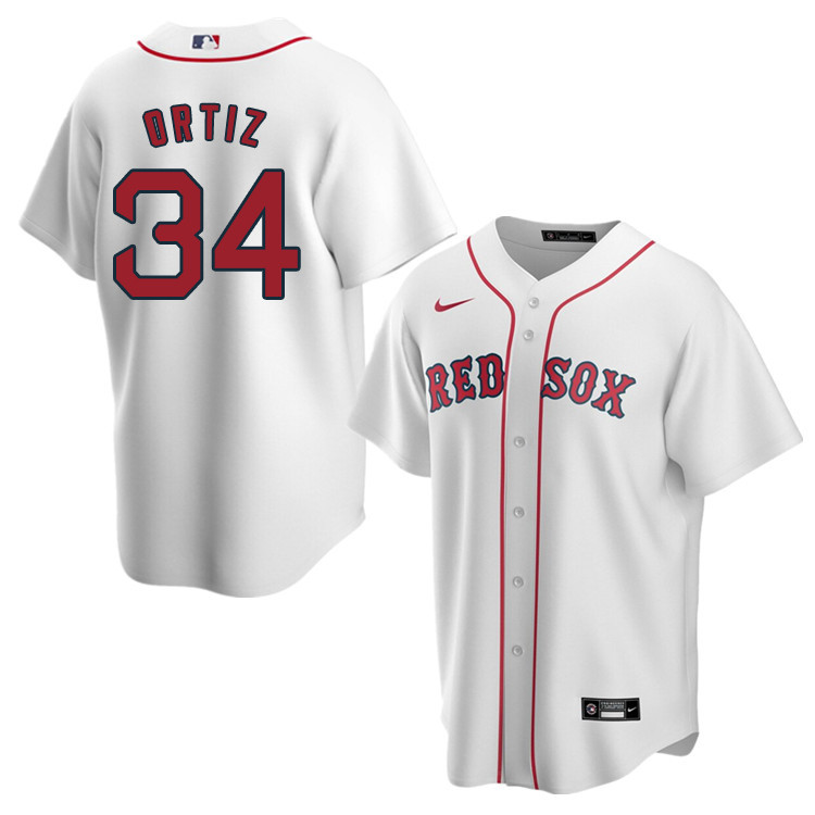 Nike Men #34 David Ortiz Boston Red Sox Baseball Jerseys Sale-White